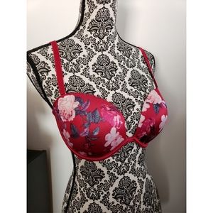 PINK Floral Bra